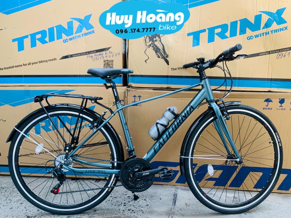 Video chi tiết mẫu xe đạp đi phố Califonia City 300 2022